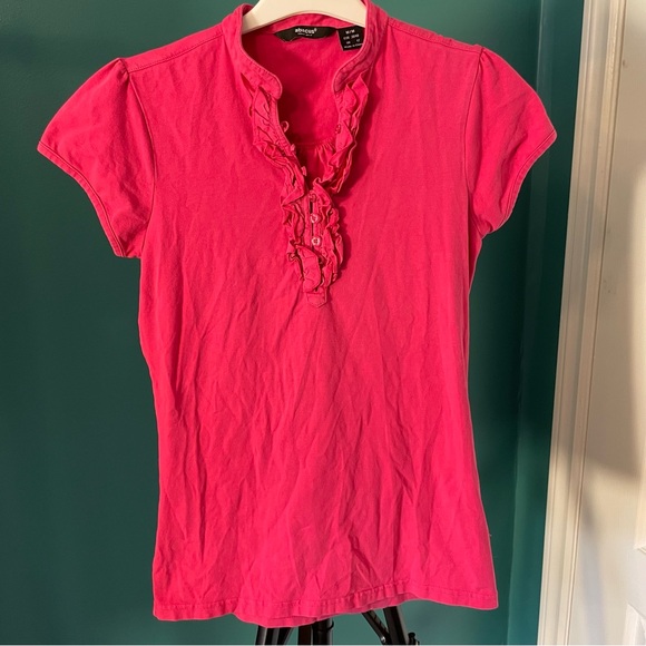 SzM ruffle golf shirt - Picture 1 of 5